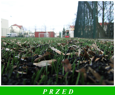 Konserwacja, czyszczenie boisk - galeria